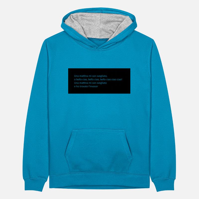 Bella Teenager Kontrast-Hoodie