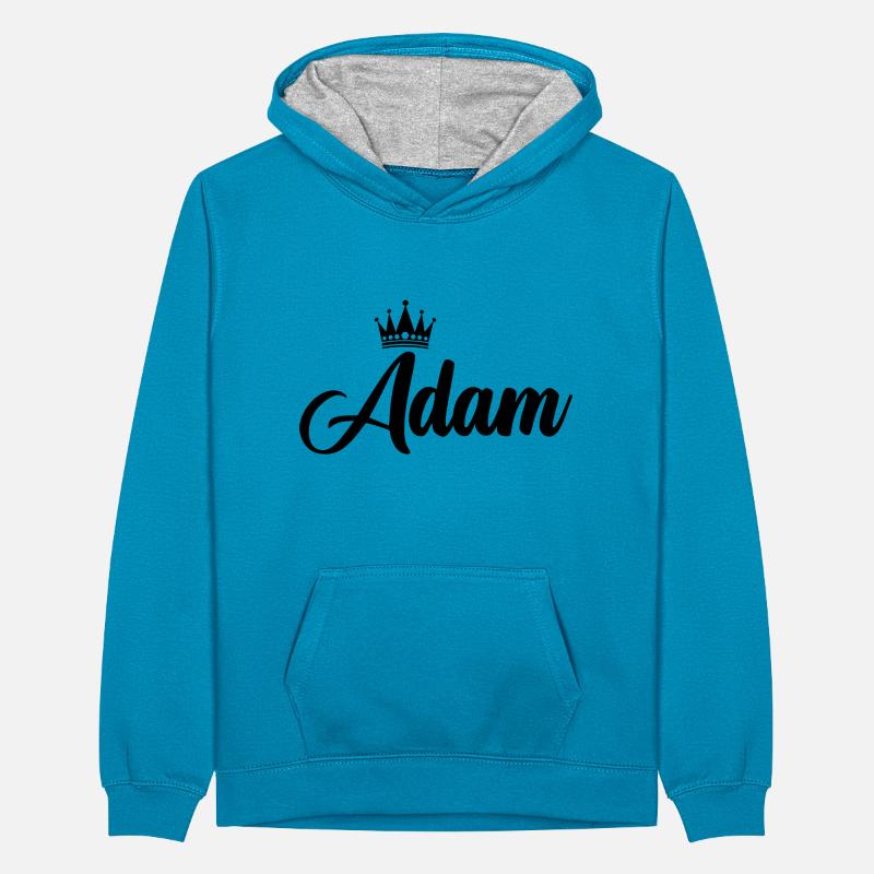 adam Teenager Kontrast-Hoodie