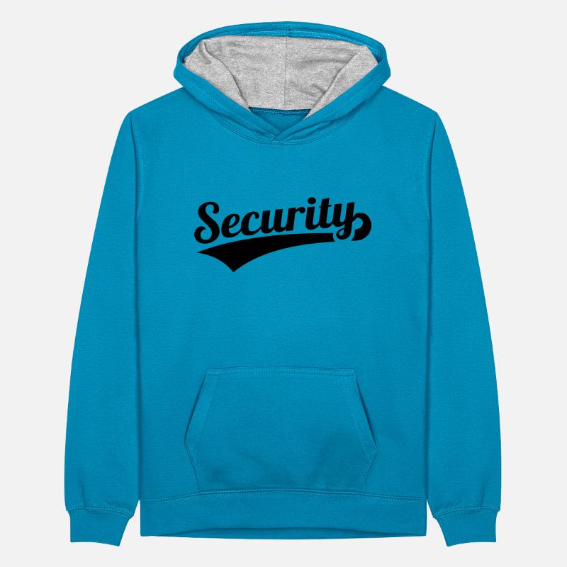 Security Sweat à capuche contrasté Ado