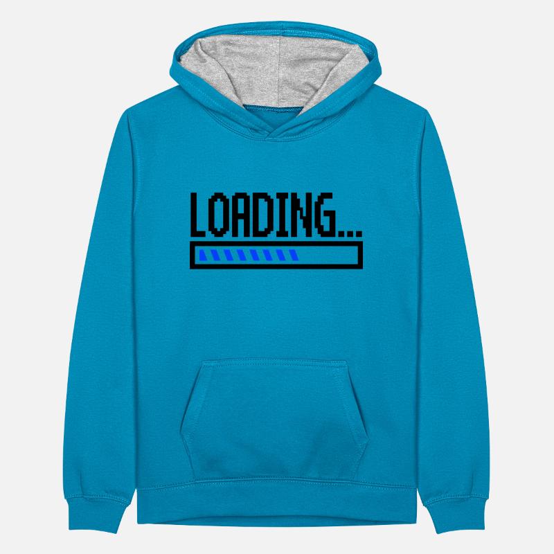 loading Teenager Kontrast-Hoodie