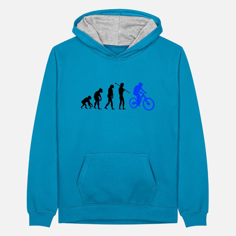 Évolution des motards Sweat à capuche contrasté Ado