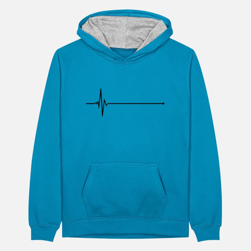 Pulse - Frequency Teenager Contrast Hoodie