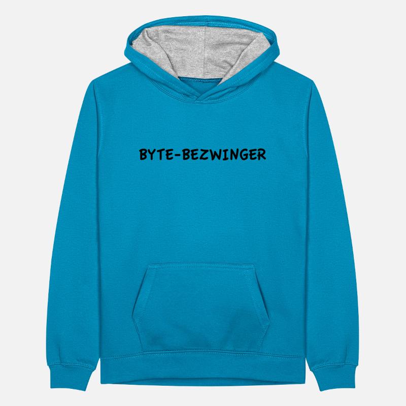 Byte Conqueror Teenager Contrast Hoodie