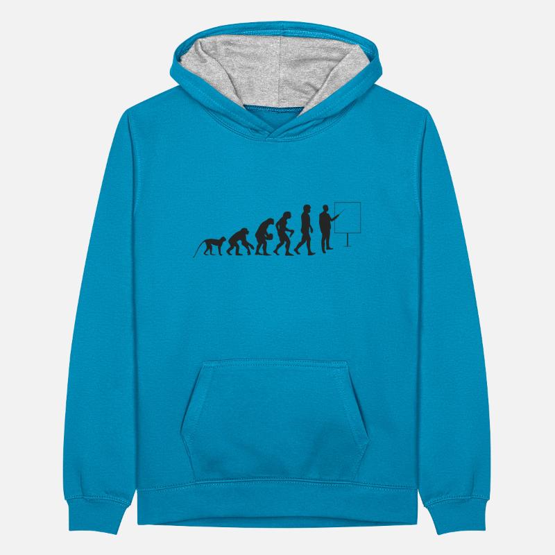 Evolution de l’enseignant Sweat à capuche contrasté Ado