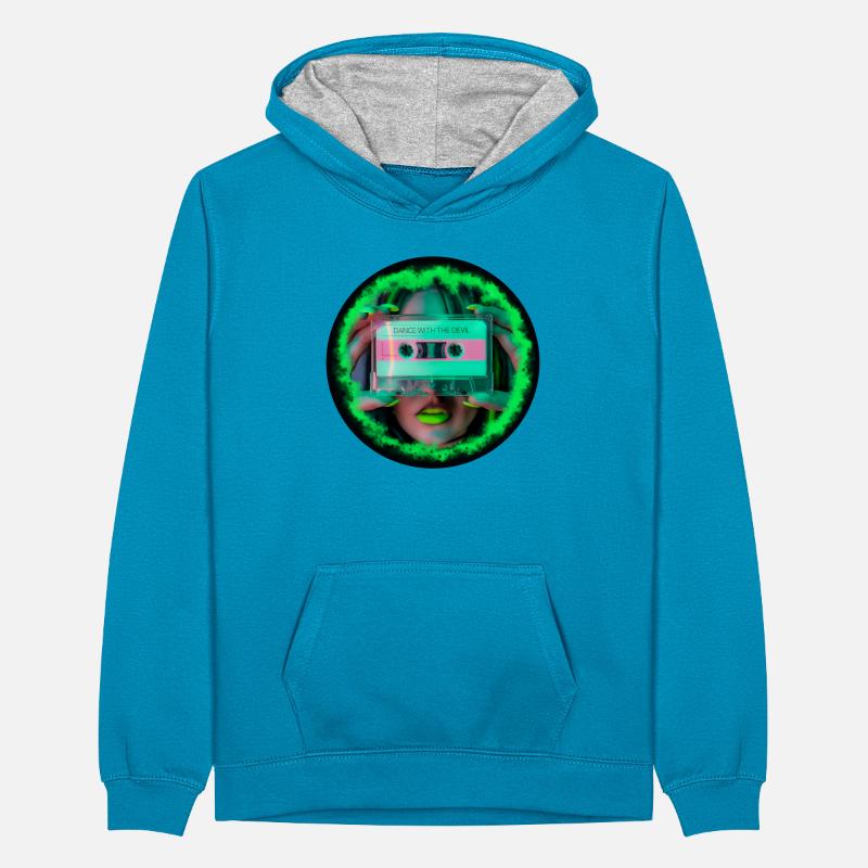Dance with the Devil V2 Teenager Kontrast-Hoodie