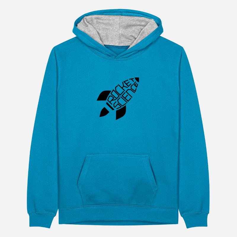 Conception aérospatiale robuste de Rocket Science Sweat à capuche contrasté Ado