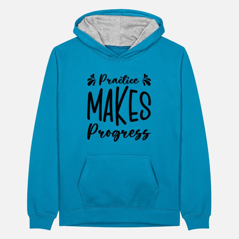 Student Education Studying Progress Study Time Teenager Contrast Hoodie