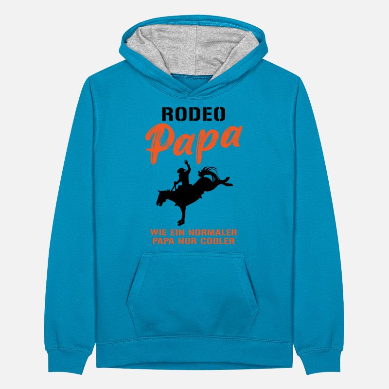 Rodeo Dad - Plus cool que le reste Sweat à capuche contrasté Ado