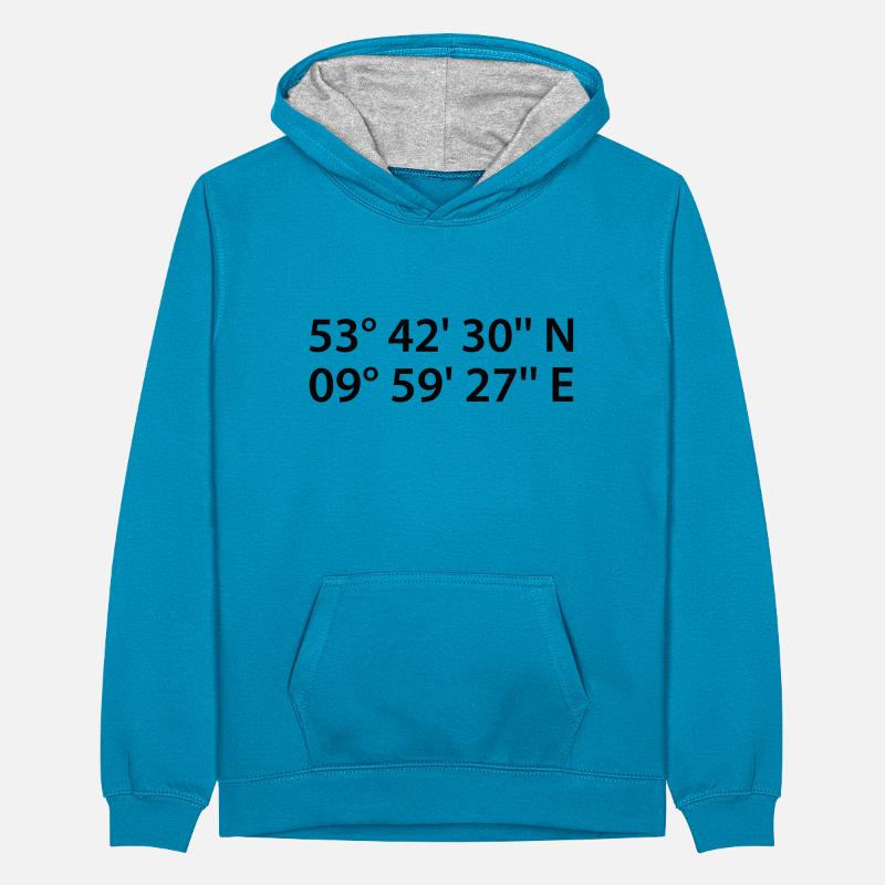 Norderstedt coordinates Teenager Contrast Hoodie