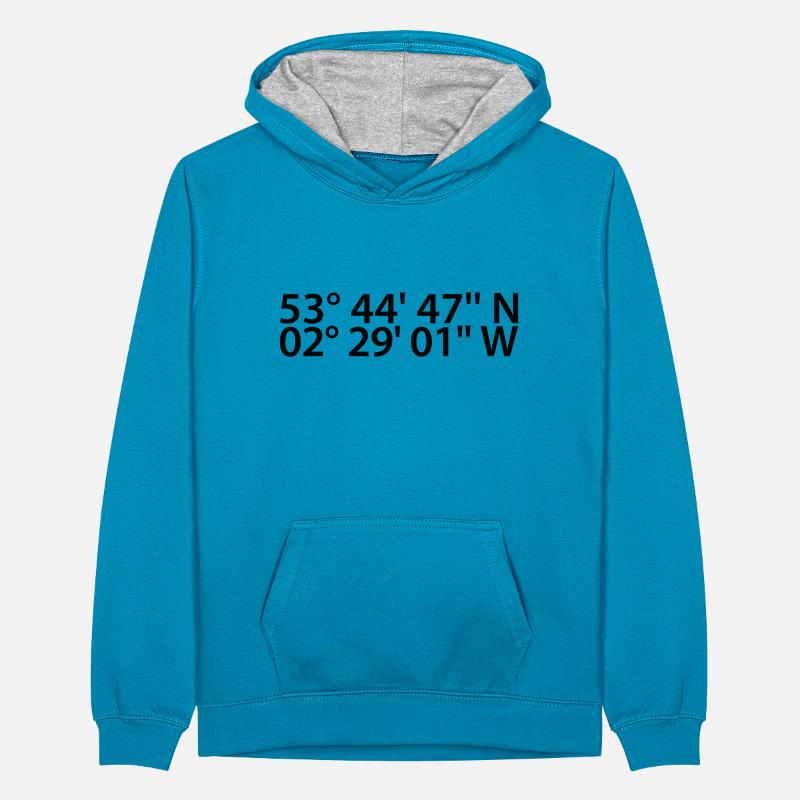Blackburn coordinates Teenager Contrast Hoodie