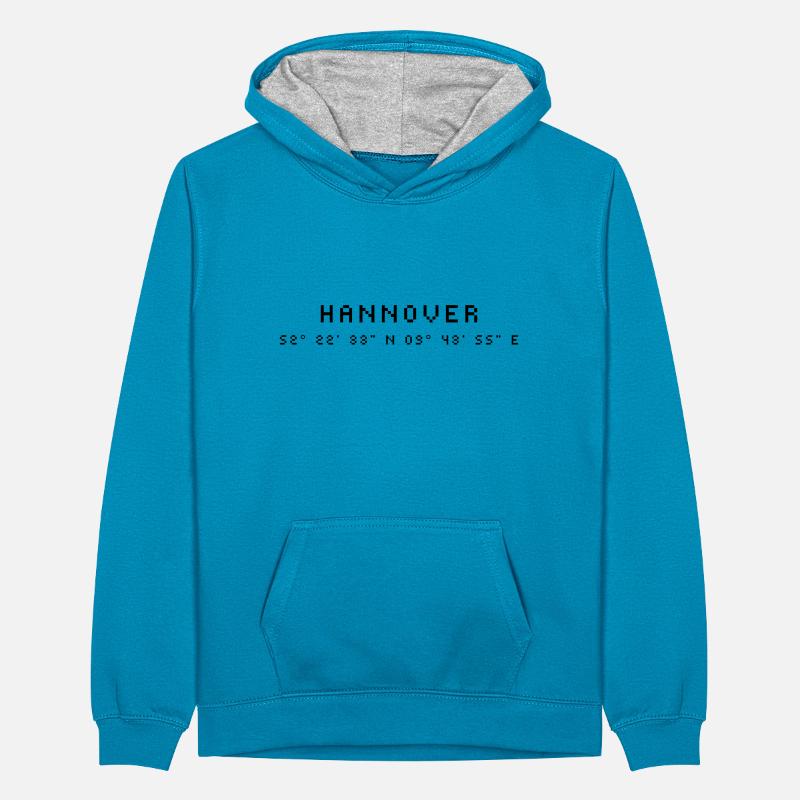 Hanover coordinates Teenager Contrast Hoodie
