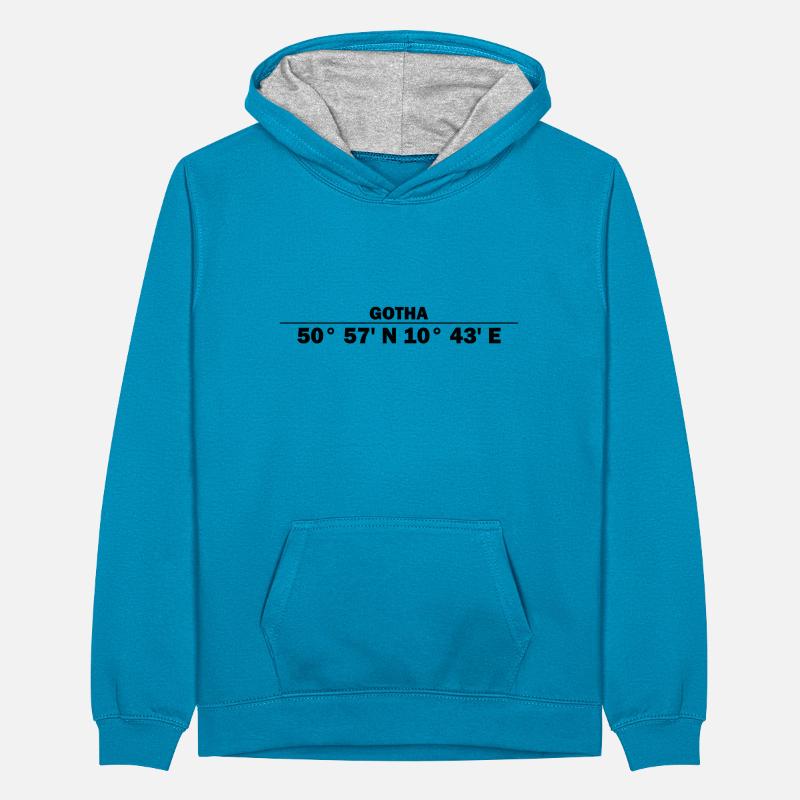 Gotha coordinates Teenager Contrast Hoodie