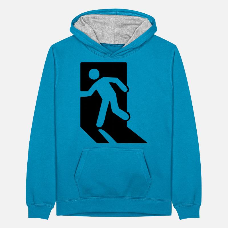 Exit (V) Teenager Contrast Hoodie