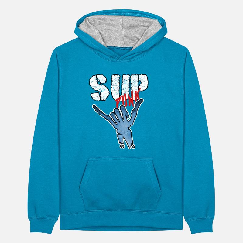 SUP Teenager Kontrast-Hoodie