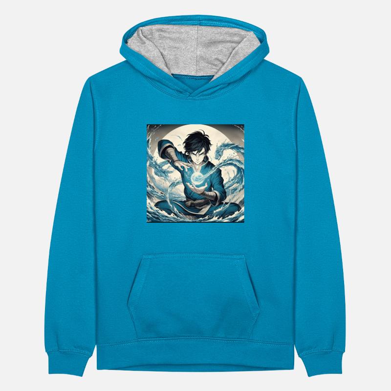 Element Dans Teenager contrast-hoodie