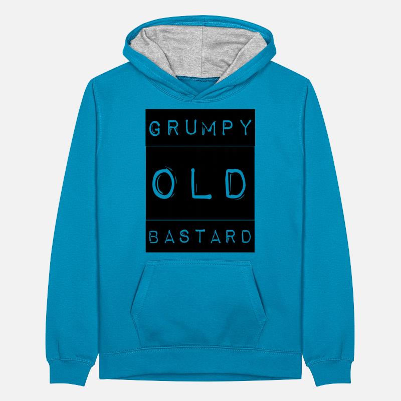 Grumpy Teenager Kontrast-Hoodie