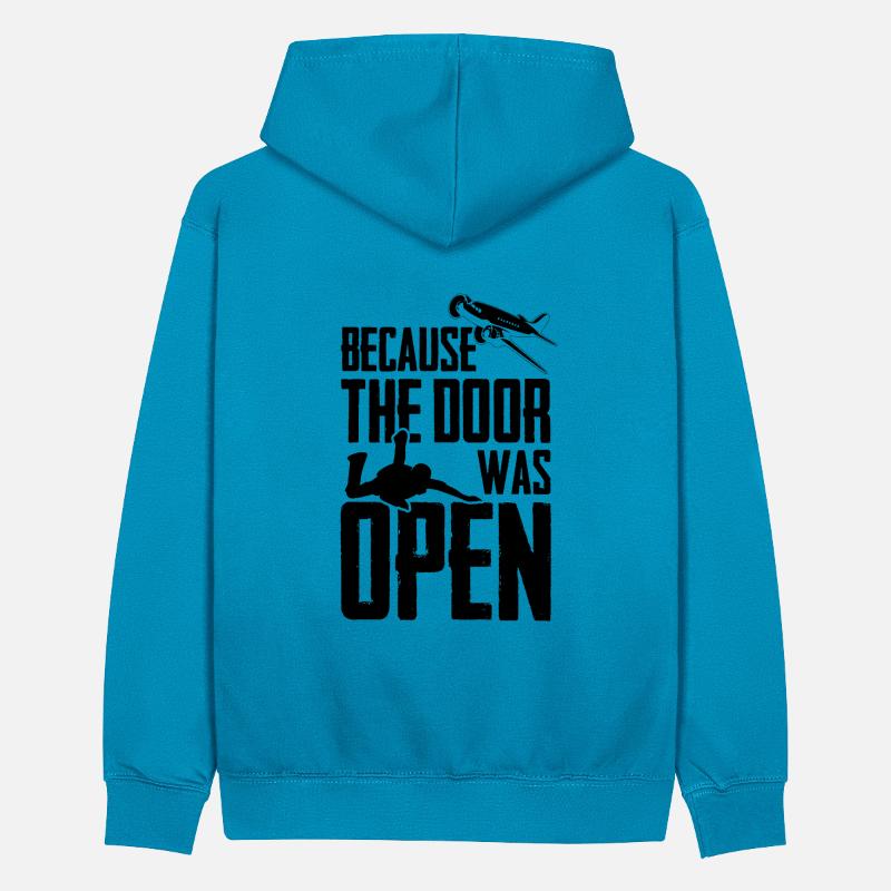 Skydiving | Skydive Skydiver Flugzeug Geschenkidee Teenager Kontrast-Hoodie