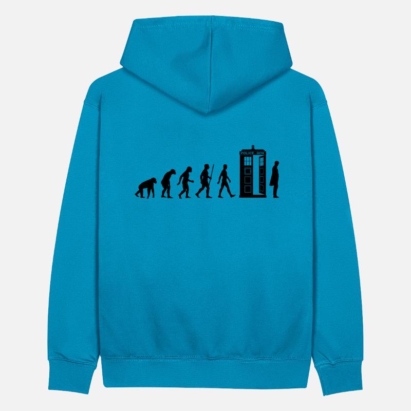 Evolution Tardis Sweat à capuche contrasté Ado