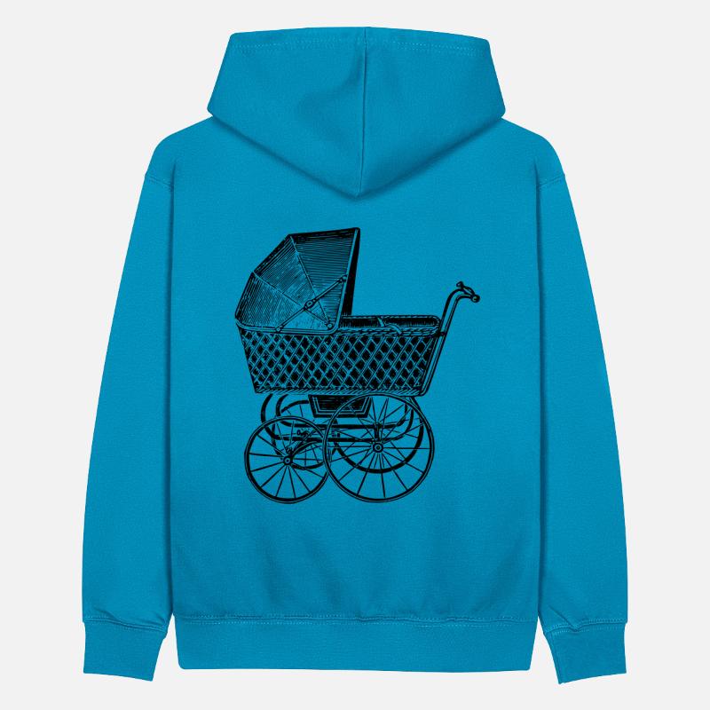 stroller Teenager Contrast Hoodie