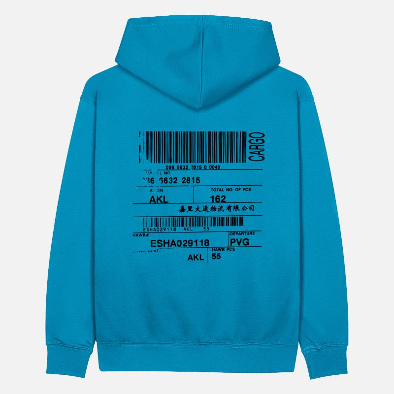 code à barres Sweat à capuche contrasté Ado