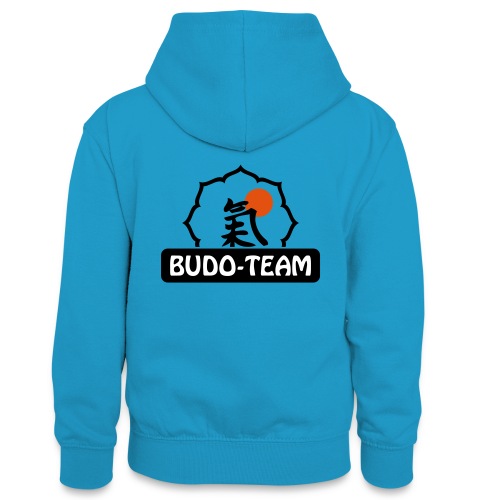 Budo-Team Design - Teenager Kontrast-Hoodie