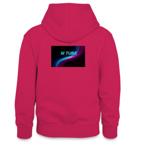 logo - Teenager contrast-hoodie