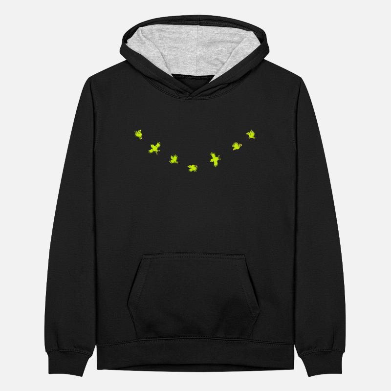 Birdies Teenager Kontrast-Hoodie
