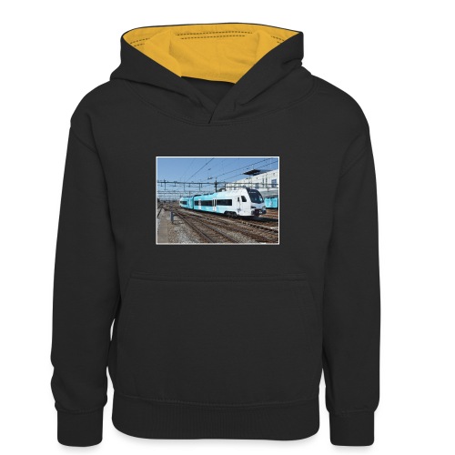 Arriva WINK trein in Leeuwarden - Teenager contrast-hoodie