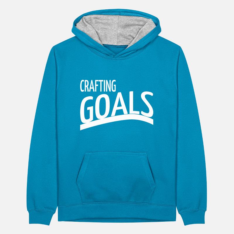 Inspiration créative Pensée créative Sweat à capuche contrasté Ado