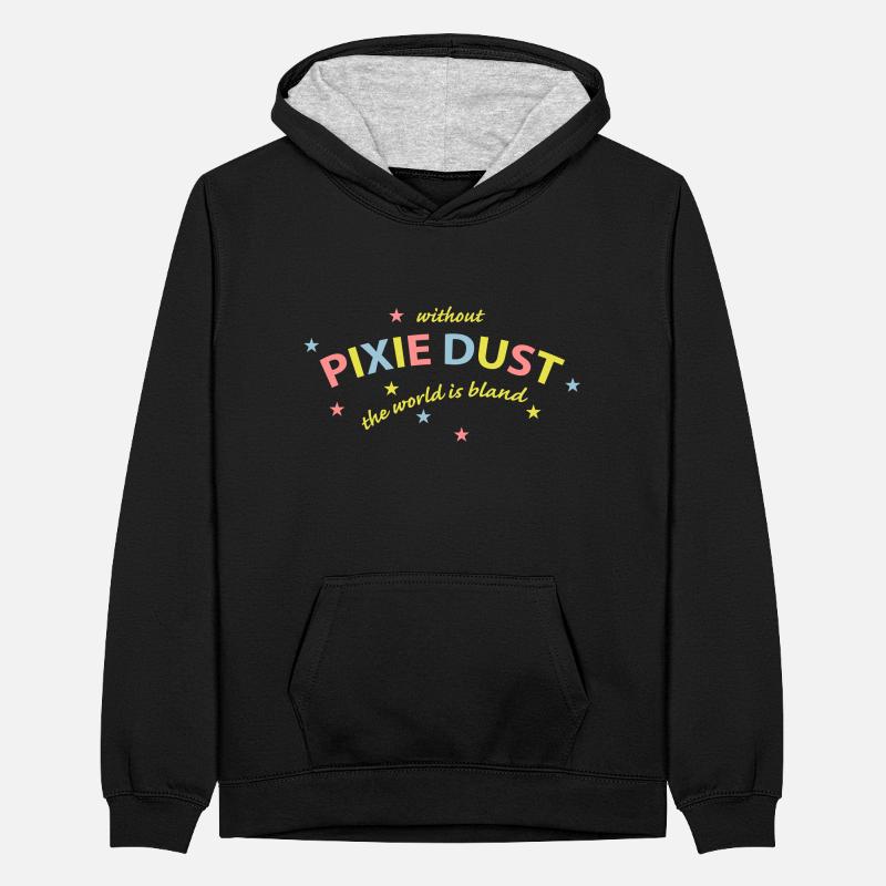pixie dust (b) Teenager Kontrast-Hoodie