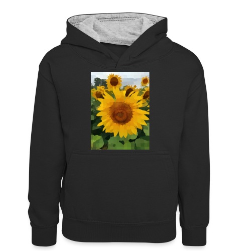 Sunflower - Teenager Contrast Hoodie