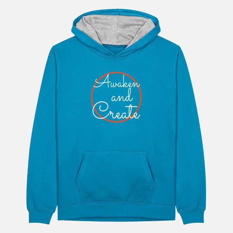 gift idea present idea sayings Teenager Contrast Hoodie