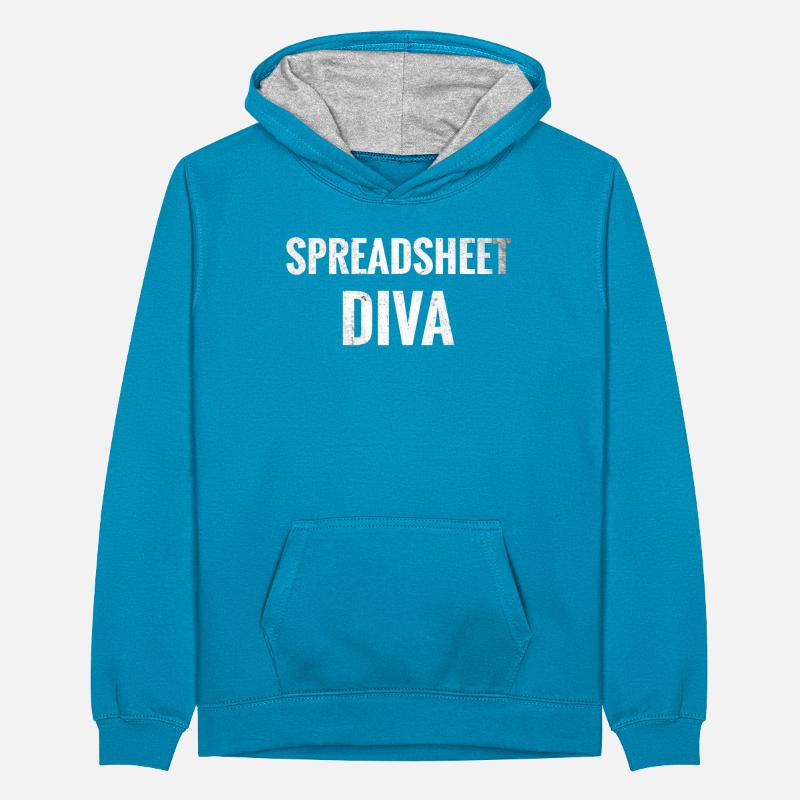 Comptabilité Comptable Sweat à capuche contrasté Ado