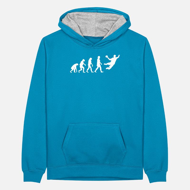 Handball Evolution Teenager Contrast Hoodie