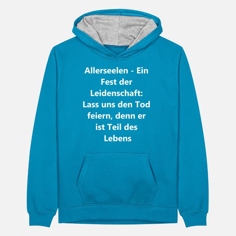 Commemorative gift idea Teenager Contrast Hoodie