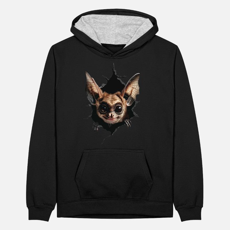 Racket Teenager Contrast Hoodie