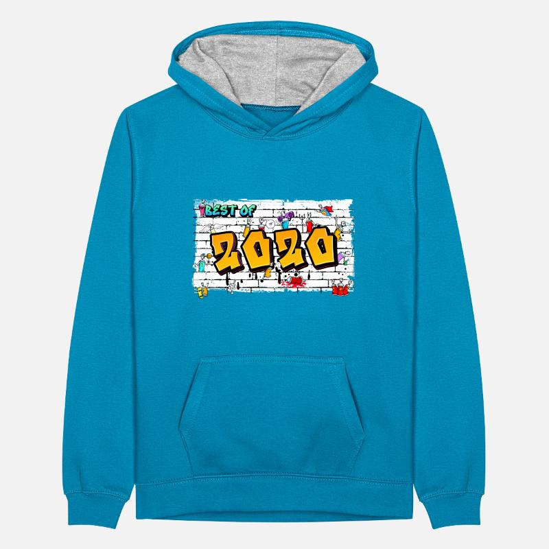 Future Flow 2020 Graffiti – 5 ans d’audace Sweat à capuche contrasté Ado