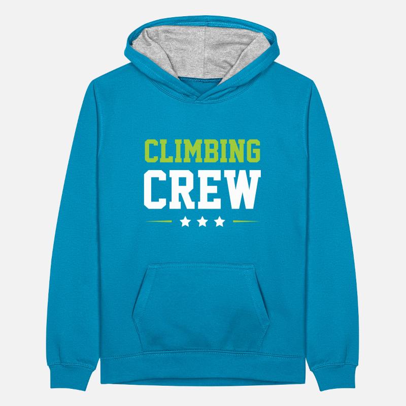 Climbing Crew Teenager Kontrast-Hoodie