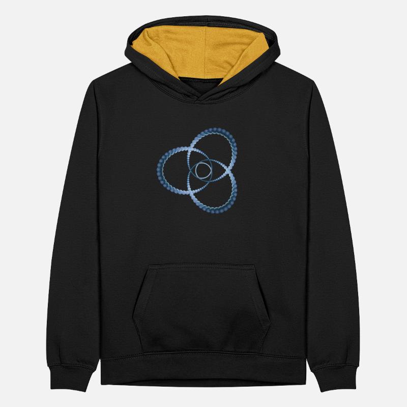 Atom - Cellulaire cinq Sweat à capuche contrasté Ado