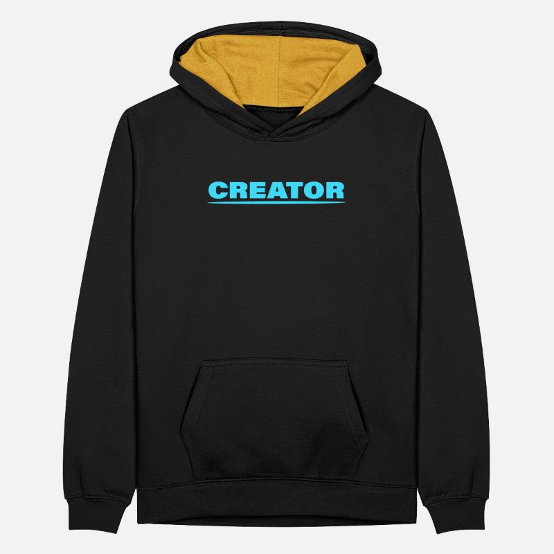CREATOR Teenager Kontrast-Hoodie