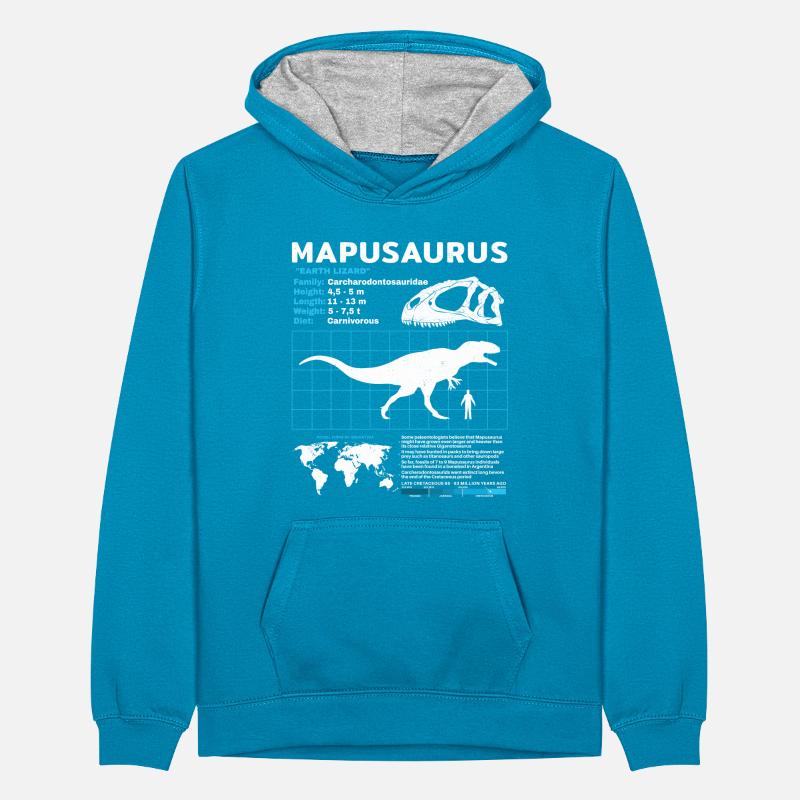 Fiche d’information sur Mapusaurus Sweat à capuche contrasté Ado