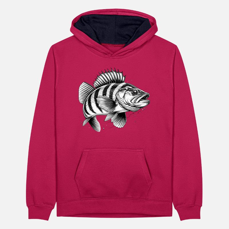 Perch Teenager Contrast Hoodie