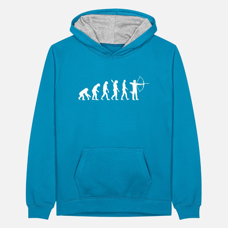 Archery Evolution WH Teenager Kontrast-Hoodie