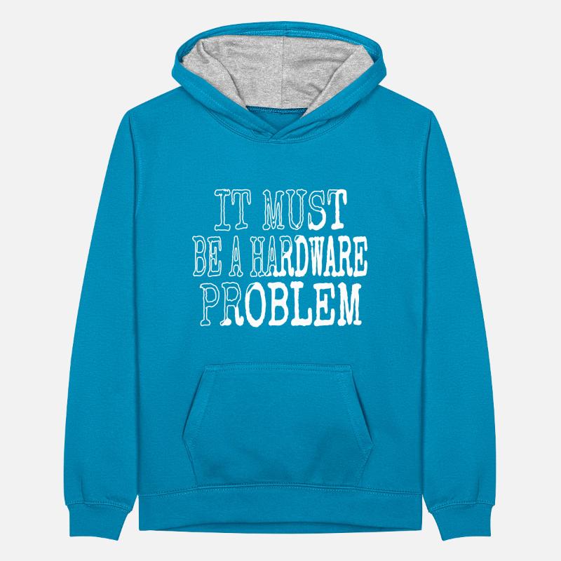 frontend developer college student Teenager Contrast Hoodie