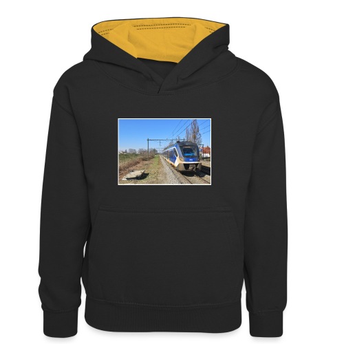 Sprinter in Zeeland - Teenager contrast-hoodie
