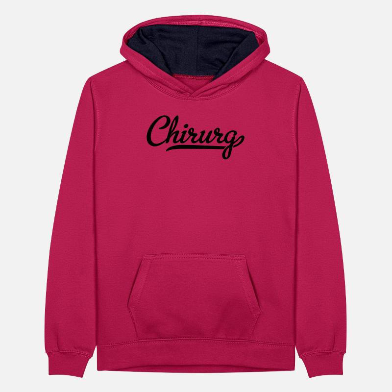 Chirurgien Sweat à capuche contrasté Ado