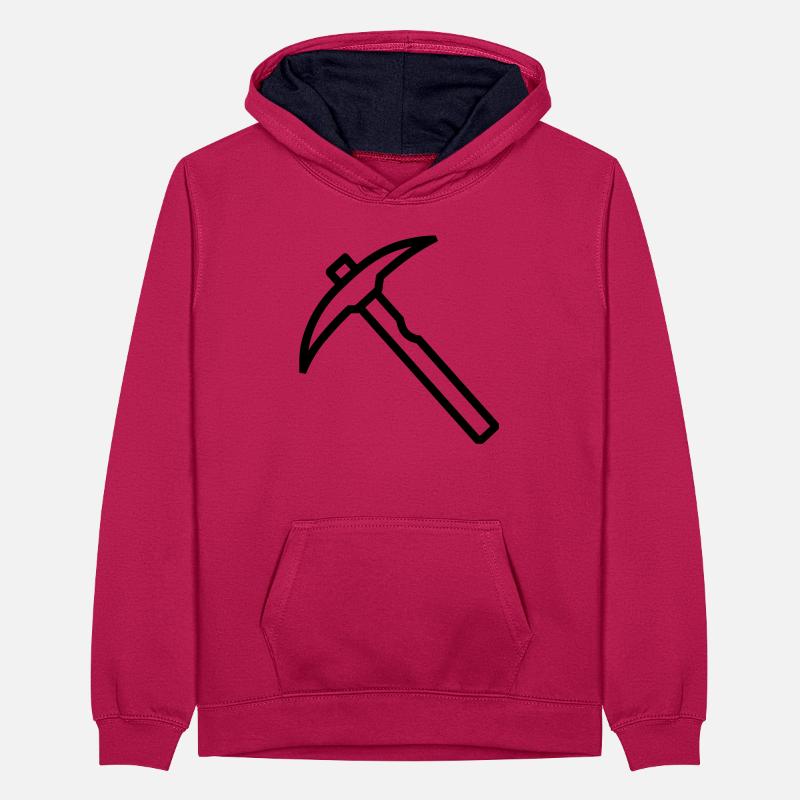 Eispickel Teenager Kontrast-Hoodie