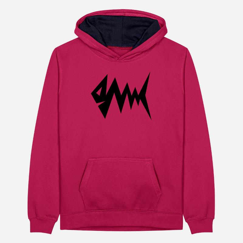 Blitzfish Sweat à capuche contrasté Ado