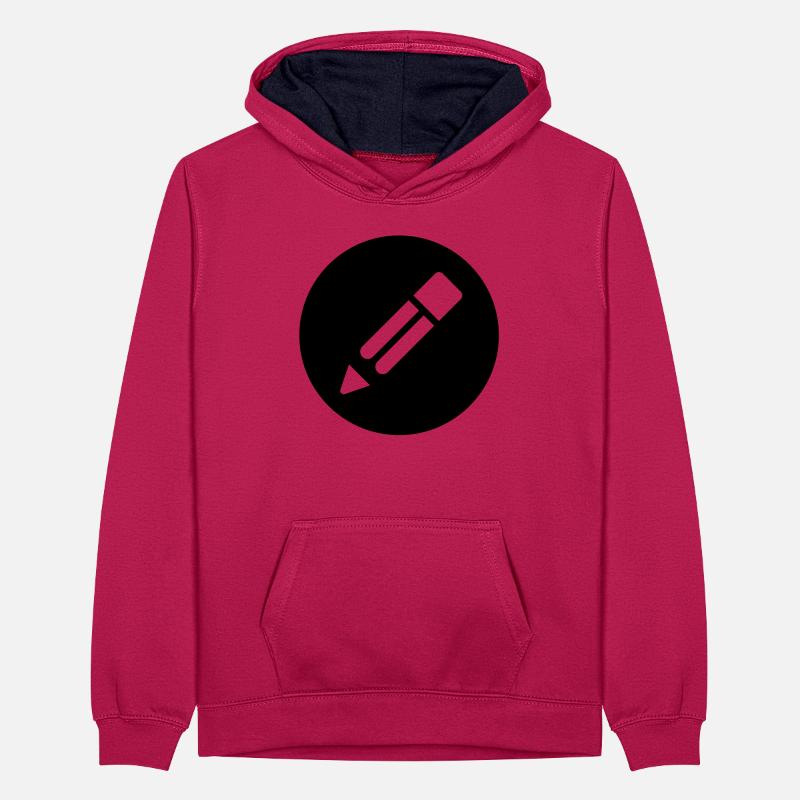 Crayon Sweat à capuche contrasté Ado