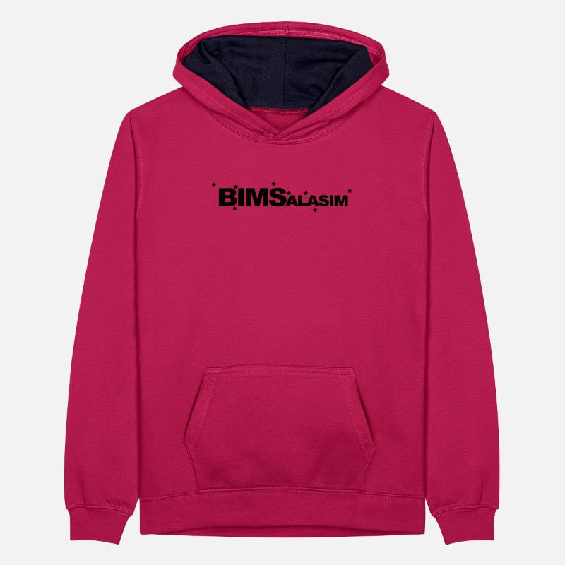 BIMS ALASIM Teenager Kontrast-Hoodie